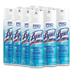 Professional LYSOL Brand 19 oz. Aerosol Spray Disinfectant Spray - Fresh Scent (12/Carton)