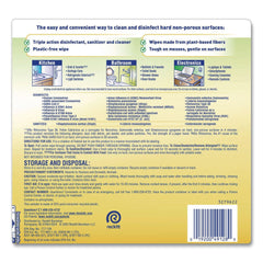 LYSOL Brand 7 in. x 7.25 in. 1-Ply Disinfecting Wipes II - Fresh Citrus/White