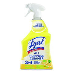 LYSOL Brand 32 oz. Spray Bottle Ready-to-Use All-Purpose Cleaner - Lemon Scent (12/Carton)
