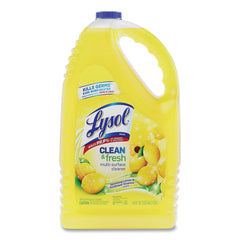 LYSOL Brand 144 oz. Bottle Clean and Fresh Multi-Surface Cleaner - Sparkling Lemon and Sunflower Essence