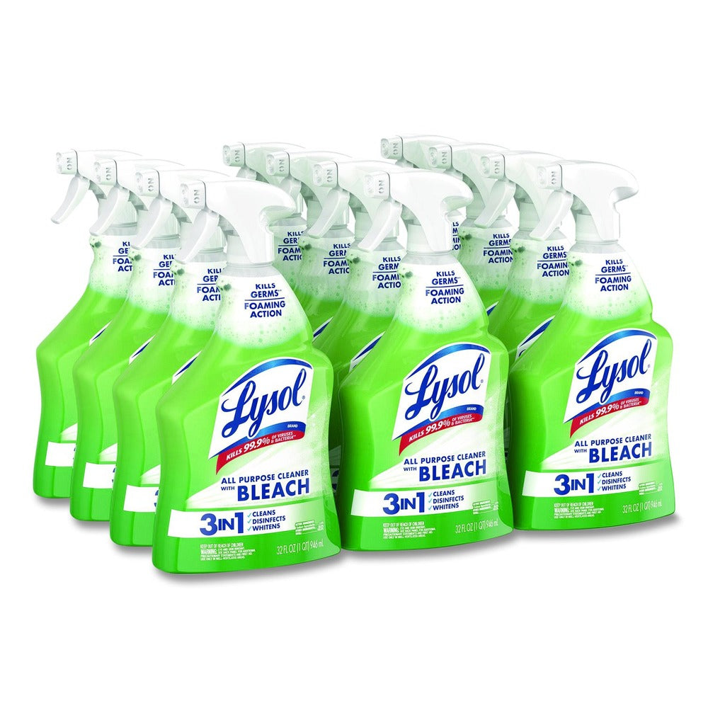 LYSOL Brand 32 oz. Spray Bottle Multi-Purpose Cleaner with Bleach (12/Carton)