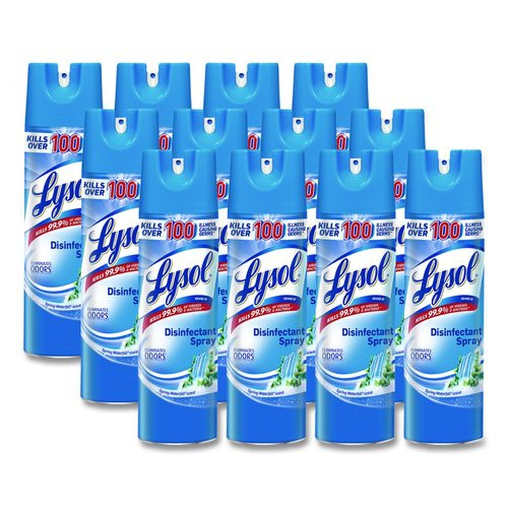 LYSOL Brand 19 oz. Aerosol isinfectant Spray - Crisp Linen Scent D (12/Carton)