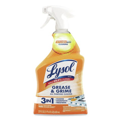 LYSOL Brand 22 oz. Spray Bottle Kitchen Pro Antibacterial Cleaner - Citrus Scent (9/Carton)