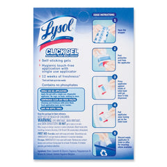LYSOL Brand Click Gel Automatic Toilet Bowl Cleaner - Ocean Fresh (24/Carton)
