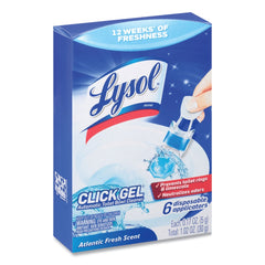 LYSOL Brand Click Gel Automatic Toilet Bowl Cleaner - Ocean Fresh (24/Carton)