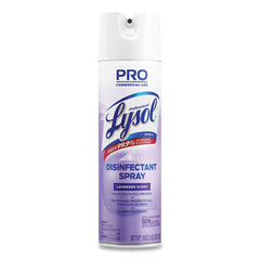 Professional LYSOL Brand 36241-89097 19 oz. Aerosol Spray Disinfectant Spray - Lavender (12/Carton)
