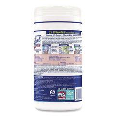 LYSOL Brand 7 in. x 7.25 in. 1-Ply Disinfecting Wipes - Crisp Linen/White