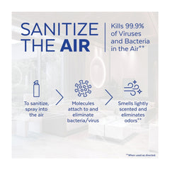 LYSOL Brand 10 oz Aerosol Air Sanitizer Spray - Simple Fresh (6/Carton)