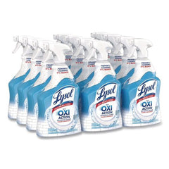 LYSOL Brand 32 oz Bathroom Cleaner with Hydrogen Peroxide - Cool Spring Breeze Scent (12/Carton)