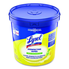 LYSOL Brand 6 in. x 8 in. 1-Ply Professional Disinfecting Wipe Bucket - Lemon and Lime Blossom White