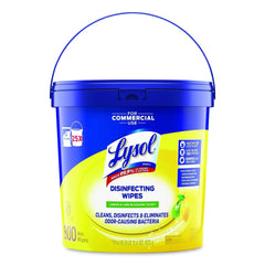 LYSOL Brand 6 in. x 8 in. 1-Ply Professional Disinfecting Wipe Bucket - Lemon and Lime Blossom White