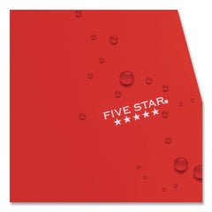 Five Star 10.5 x 8 Sheets 1-Subject Wide/Legal Rule Wirebound Notebook - Assorted Cover Colors (6/Pack)