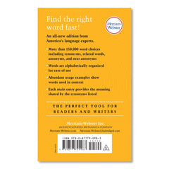 Merriam Webster 832 Pages Paperback Thesaurus