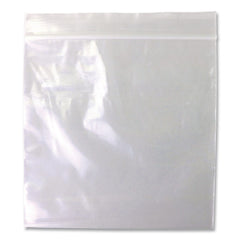 Fantapak Reloc Zippit 6 in. x 6 in. Plastic Zipper Bags - Clear (1000/Box)