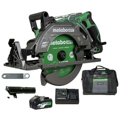 Metabo HPT MultiVolt 36V Brushless Lithium-Ion 7-1/4 in. Cordless Rear Handle Circular Saw Kit (4 Ah)