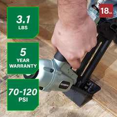 Metabo HPT 18-Gauge 1/4 in. Crown Flooring Stapler