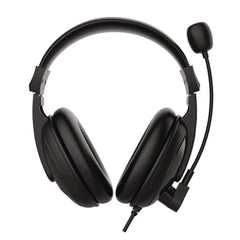 Morpheus 360 Binaural Over the Head Deluxe Multimedia Stereo USB Headset with Adjustable Boom Microphone
