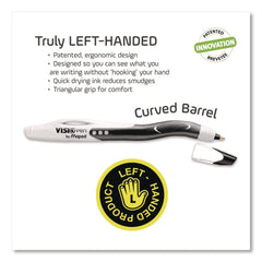 Maped Helix Visio Medium 1 millimeter Stick Left-Handed Ballpoint Pen - Assorted Ink/Barrel Colors (3/Pack)