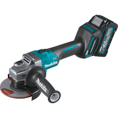 Makita 40V max XGT Brushless Lithium-Ion 4-1/2 in./5 in. Cordless Cut-Off/Angle Grinder Kit with Electric Brake (4 Ah)