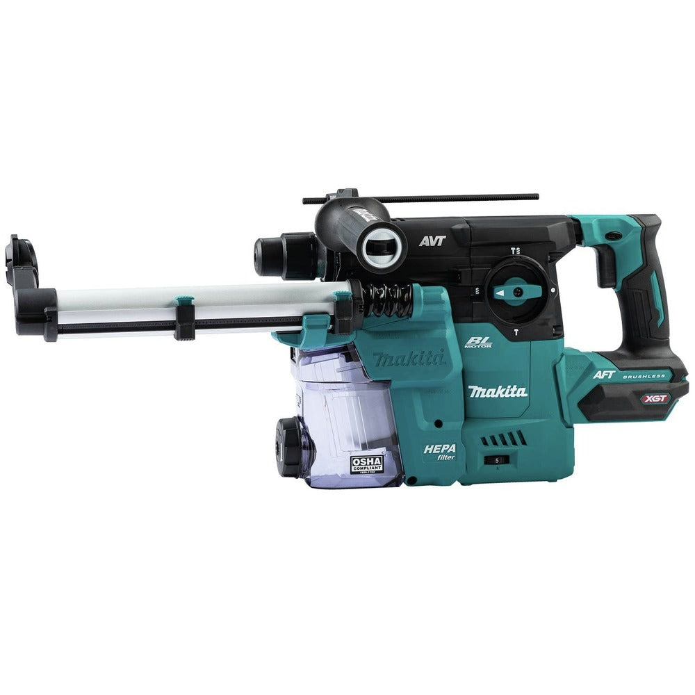 Makita 40V Max XGT Brushless Lithium-Ion 1-3/16 in. Cordless AVT AWS Rotary Hammer with Dust Extractor (Tool Only)