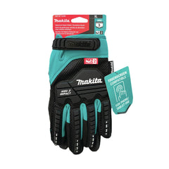Makita Advanced ANSI 2 Impact-Rated Demolition Gloves - Large