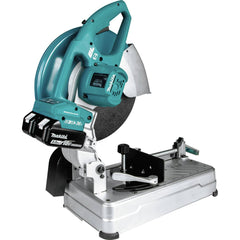 Makita XWL01PT 36V (18V X2) LXT Brushless Lithium-Ion 14 in. Cordless Cut‑Off Saw Kit with 2 Batteries (5 Ah)