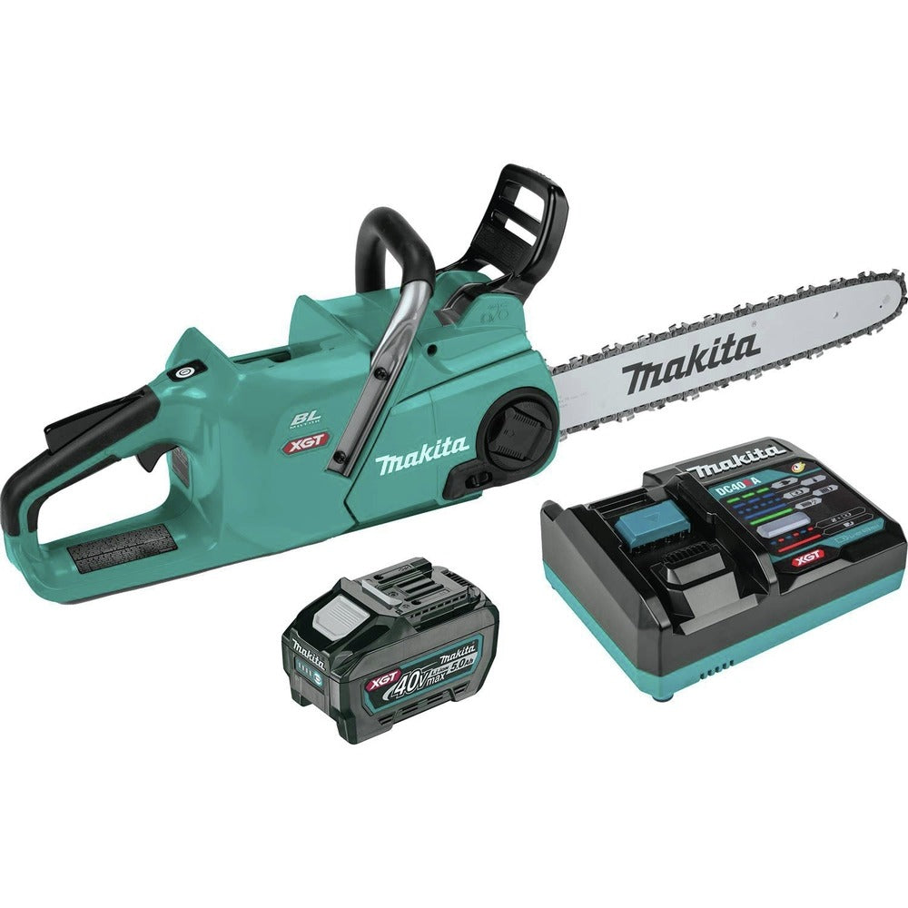 Factory Reconditioned Makita GCU06T1-R 40V max XGT Brushless Lithium-Ion 18 in. Cordless Chain Saw Kit (5 Ah)
