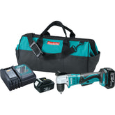 Factory Reconditioned Makita 18V LXT Variable Speed Lithium-Ion 3/8 in. Cordless Right Angle Drill Kit with 2 Batteries (3 Ah)