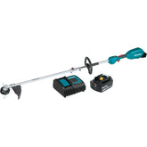 Factory Reconditioned Makita XUX02SM1X1-R 18V LXT Brushless Lithium-Ion Cordless Couple Shaft Power Head with 13 in. String Trimmer Attachment Kit (4 Ah)