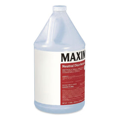 Maxim 1-Gallon Bottle Neutral Disinfectant - Lemon Scent (4/Carton)