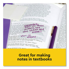 Post-it 3 in. x 3 in. Unruled Note Pads - Transparent (10/Pack)