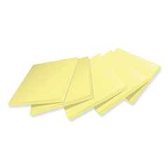 Post-it Notes Super Sticky 3 in. x 3 in. 100 Percent Recycled Paper Super Sticky Notes - Canary Yellow (5-Pads/Pack)