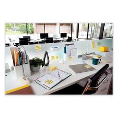 Post-it Notes Super Sticky 3 in. x 3 in. 100 Percent Recycled Paper Super Sticky Notes - Canary Yellow (5-Pads/Pack)