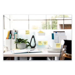 Post-it Notes Super Sticky 3 in. x 3 in. 100 Percent Recycled Paper Super Sticky Notes - Canary Yellow (5-Pads/Pack)