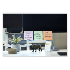 Post-it Notes Super Sticky 4 in. x 4 in. Wanderlust Pastels 70 Sheets Ruled 100% Recycled Paper Super Sticky Notes (3/Pack)