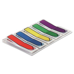 Post-it Flags Arrow 0.5 in. Page Flags - Blue/Green/Purple/Red/Yellow (100/Pack)