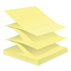 Post-it Notes Super Sticky 3 in. x 3 in. 100 Percent Recycled Paper Super Sticky Notes - Canary Yellow (6-Pads/Pack)