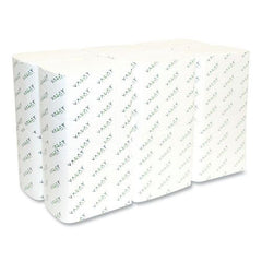 Morcon Paper Valay 6.5 in. x 8.25 in. 2-Ply Interfolded Napkins - White (6000/Carton)