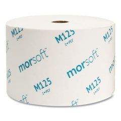 Morcon Paper 1-Ply Small Core Septic-Safe Bath Tissue - White (2500 Sheets/Roll, 24 Rolls/Carton)