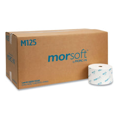 Morcon Paper 1-Ply Small Core Septic-Safe Bath Tissue - White (2500 Sheets/Roll, 24 Rolls/Carton)