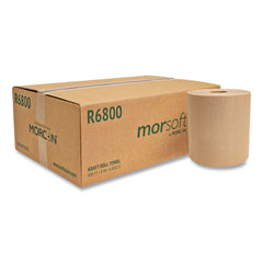 Morcon Paper MORSOFT UNIVERSAL ROLL TOWELS, 8-in X 800 FT, BROWN, 6 ROLLS/CARTON