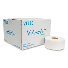 Morcon Paper 2-Ply Septic Safe 17 ft. Bath Tissues - Jumbo, White (12 Rolls/Carton)