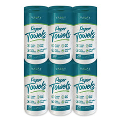 Morcon Paper 8 in. x 11 in. 2-Ply Kitchen Roll Towel - White (12 Rolls/Carton)