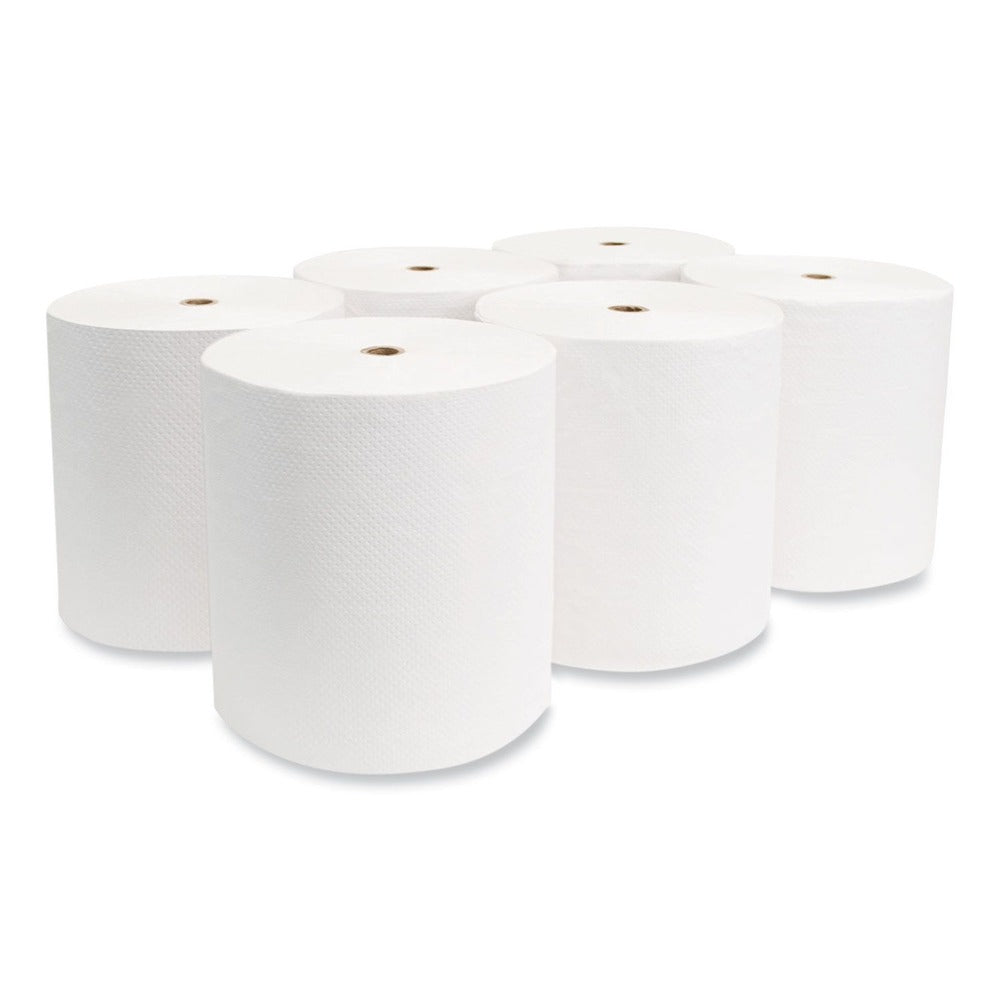 Morcon Paper VW888 Valay 8 in. x 800 ft. Proprietary TAD Roll Towels - White (6 Rolls/Carton)