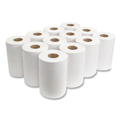 Morcon Paper MORSOFT UNIVERSAL ROLL TOWELS, 8-in X 350 FT, WHITE, 12 ROLLS/CARTON