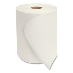 Morcon Paper Morsoft 8 in. x 1000 ft. 1-Ply Universal Roll Towels - White (6/Carton)