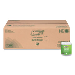 Marcal 2 Ply 100% Recycled Septic Safe Bath Tissues - White (48/Carton)