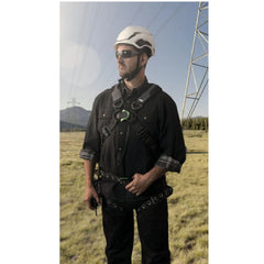 MSA V-Gard H1 Fas-Trac III Pivot Trivent ANSI EN12492 Safety Helmet - Yellow