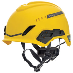 MSA V-Gard H1 Fas-Trac III Pivot Trivent ANSI EN12492 Safety Helmet - Yellow