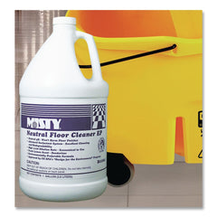 Misty 1-Gallon Bottle Neutral Floor Cleaner EP - Lemon